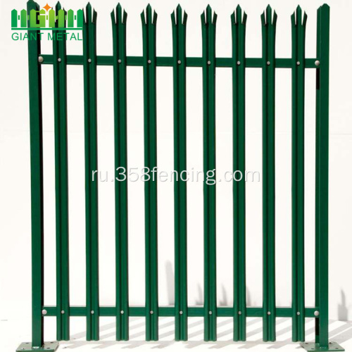 Factory+Powder+Coated+Steel+Palisade+Fence+for+Sale